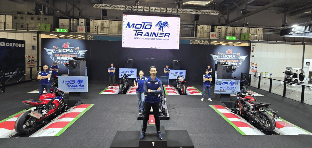 MotoTrainer Ireland motorcycle riding simulator for motorcycle training and practice.